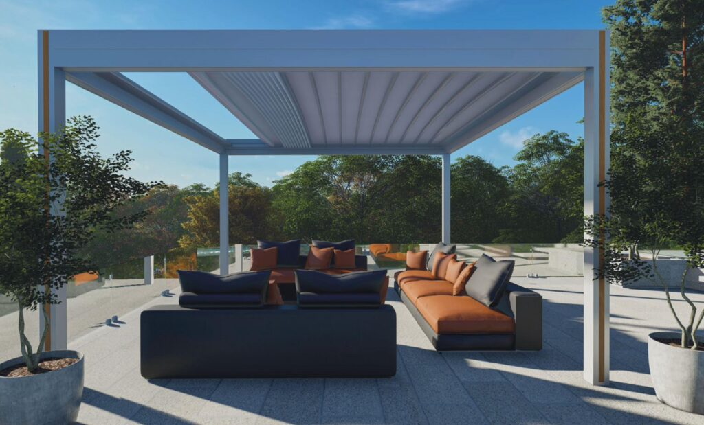 pergole a tetto piano: Pergola giorno
